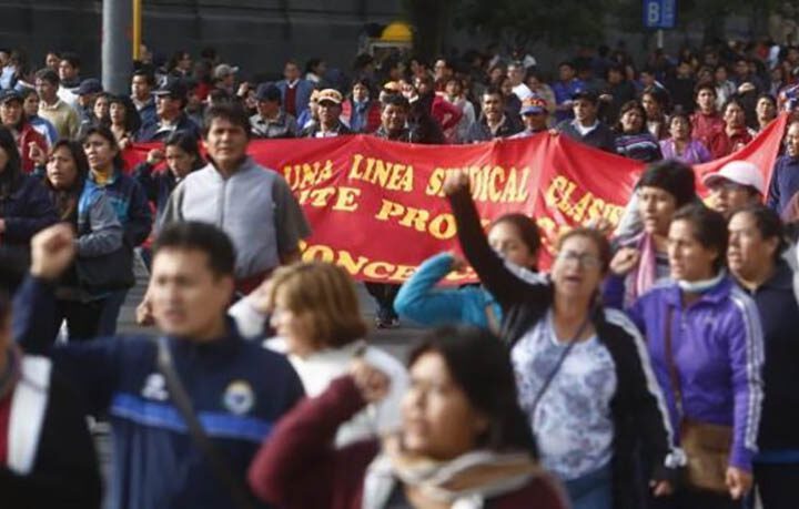 Greve dos professores do Peru deu exemplo de combatividade dos setores proletarizados (Perú21)