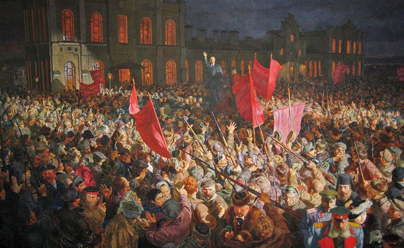 hA Grande Revolução Socialista de Outubro abriu a era da Revolução Proletária Mundial