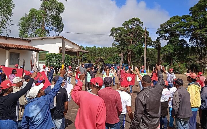 Camponeses fazem ocupação de terras na Bahia. Foto: Divulgação