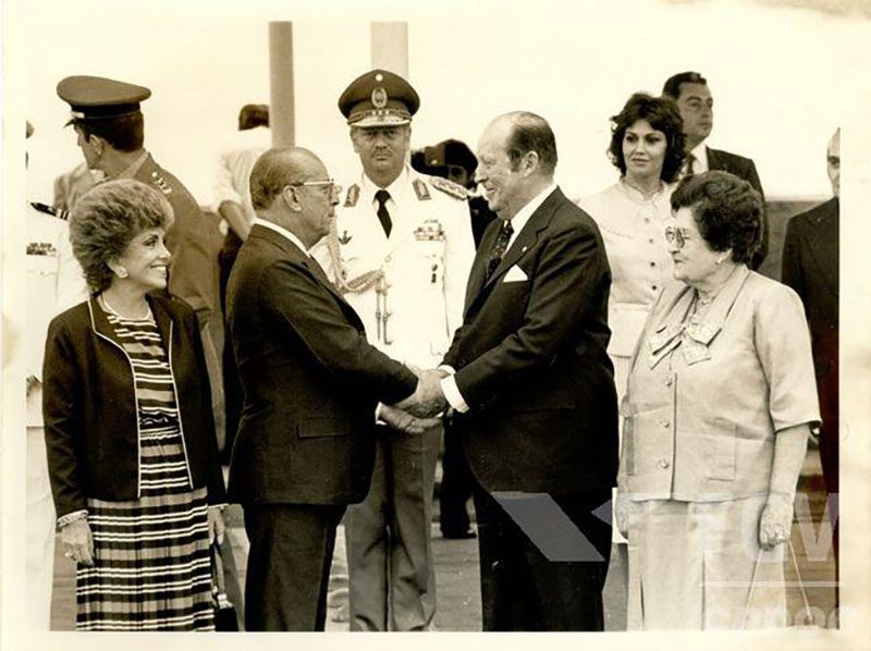 General reacionário Figueiredo e Alfredo Stroessner (gerente de turno do Paraguai, 1954-89) - Foto: Getúlio Gurgel